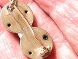 Antik dragtbroche af sølv