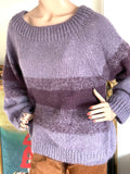 Mohairsweater - oversize - håndstrikket
