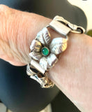 Sølvarmbånd med chrysopraser fra 1954