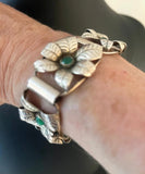 Sølvarmbånd med chrysopraser fra 1954