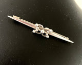 Georg Jensen sølvbroche fra før 1945
