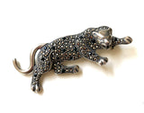 Art Deco sølvbroche fra 1930